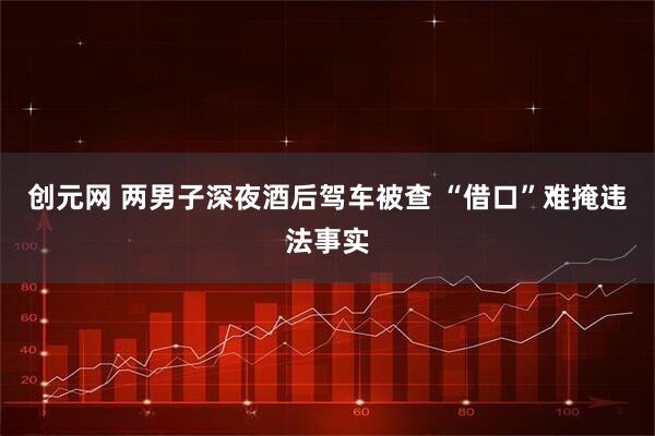 创元网 两男子深夜酒后驾车被查 “借口”难掩违法事实
